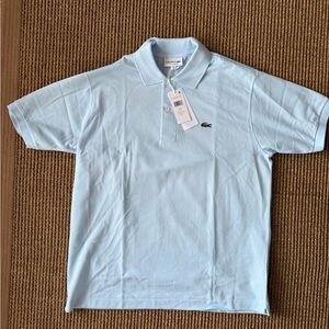 Lacoste Men's Sky Blue Polo Shirt size 5/L